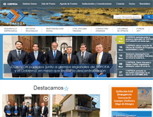 Tablet Screenshot of corproa.cl